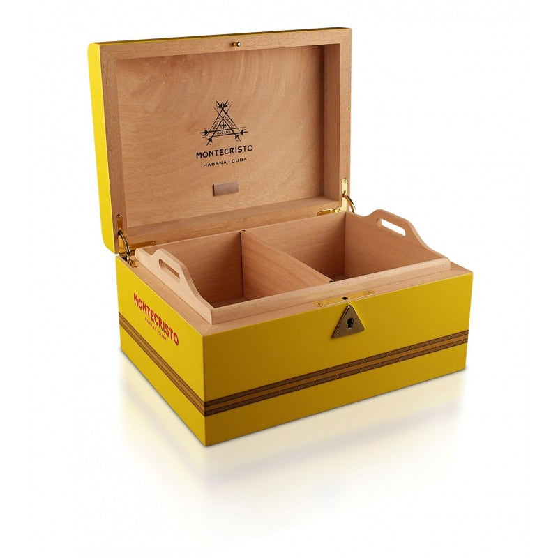 Sigaro Personal Humidor Wood Box with Hygrometer